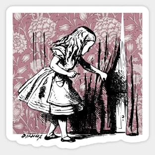 Alice in Wonderland x William Morris Sticker